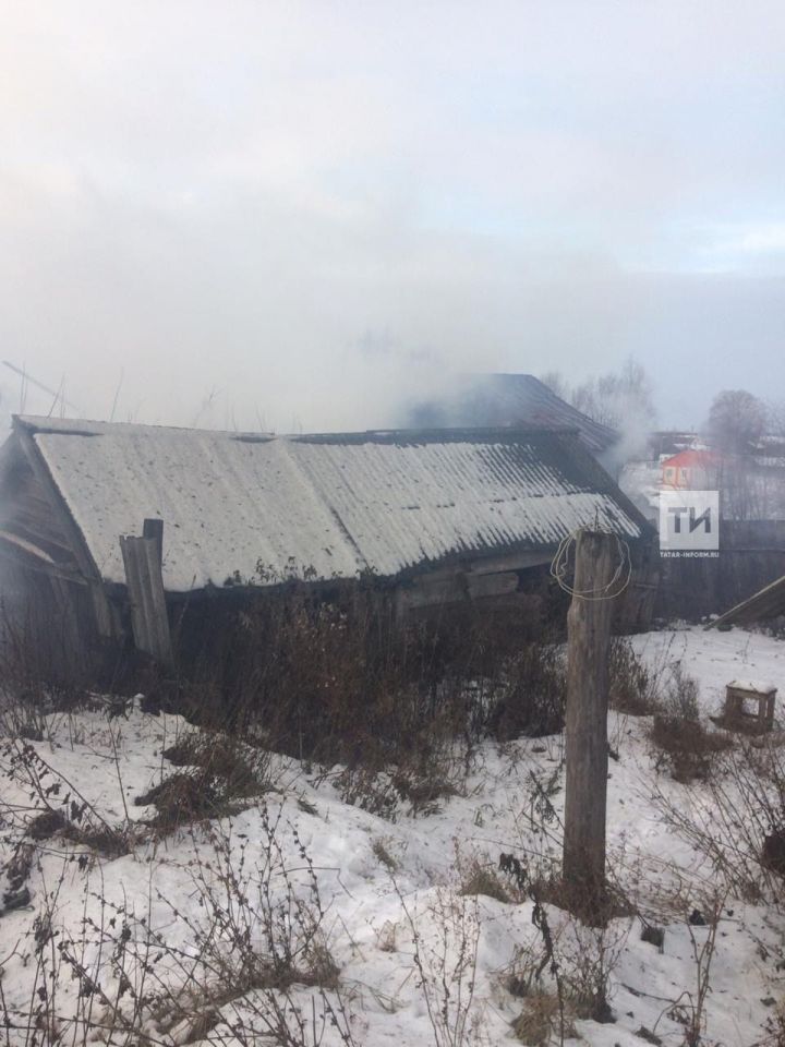 На пожаре в селе в Татарстане погиб мужчина