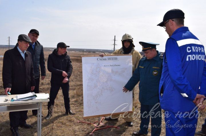 В Аксубаевском районе пройдут командно-штабные учения по отработке паводка и спасению населенного пункта от пожара