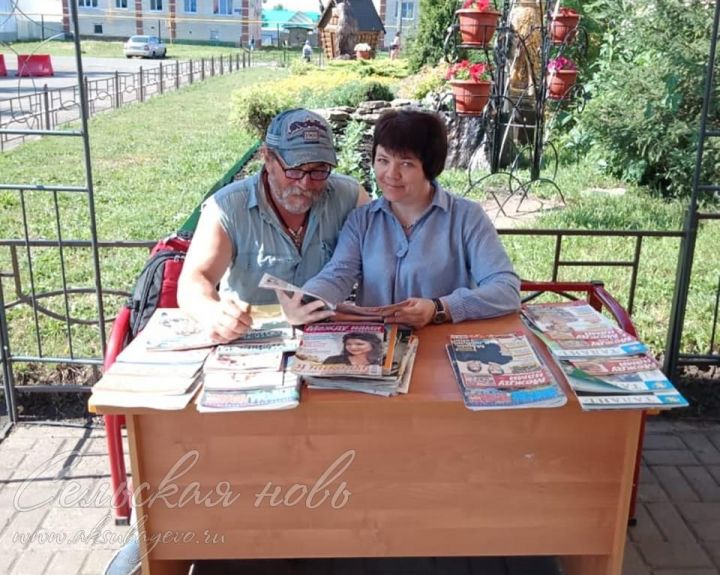 В Аксубаеве открыт читальный зал под открытым небом