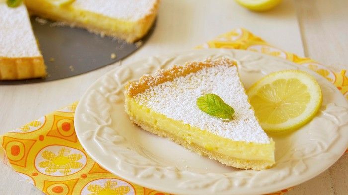 Творожно-лимонный пирог