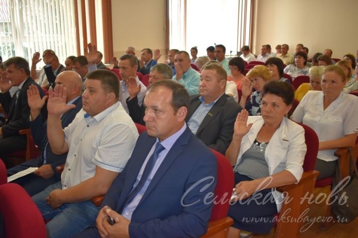 На XXX заседании совета Аксубаевского района депутаты утвердили Устав и приняли ряд решений по развитию района
