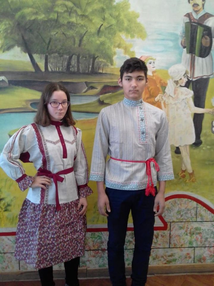 Чувашские костюмы – Савгачевской школе