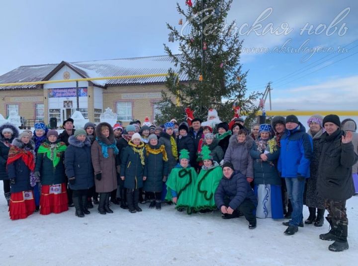 Республиканская комиссия оценивает новогоднее убранство Аксубаевского района