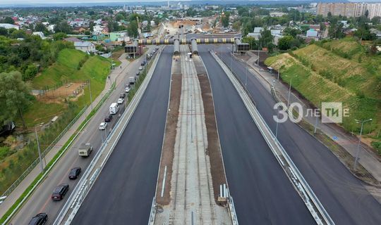 Строительство большого кольца в Казани в рамках национального проекта завершится в следующем году