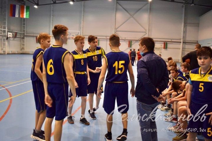 В Аксубаевском районе завершилось Первенство РТ по баскетболу среди юниоров