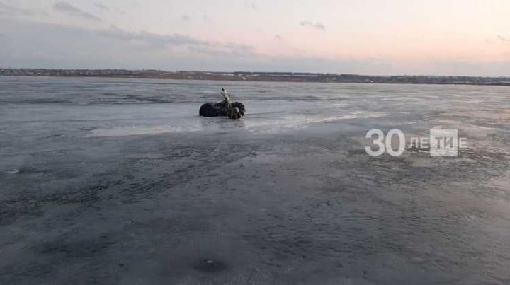 Двоих рыбаков, оказавшихся на льдине посреди реки, спасли в Татарстане