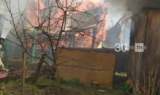 В сгоревшем садовом доме в Зеленодольском районе РТ нашли тела мужчины и женщины