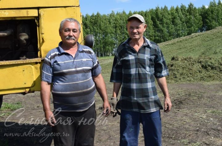 Аксубаевские кормопроизводители на зиму готовят лучшие корма