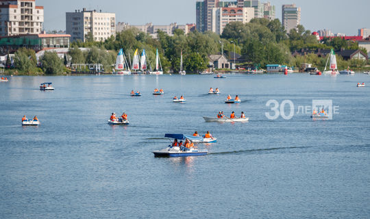 Татарстанцев предупредили о 33-градусной жаре и ветре