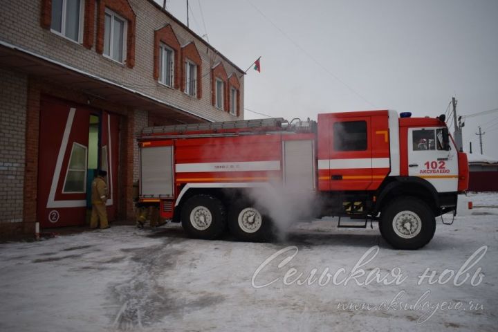 Причиной пожаров в Аксубаевском районе стали отопительные печи