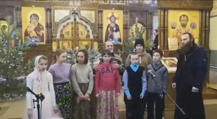 В Аксубаевском храме праздник Рождества