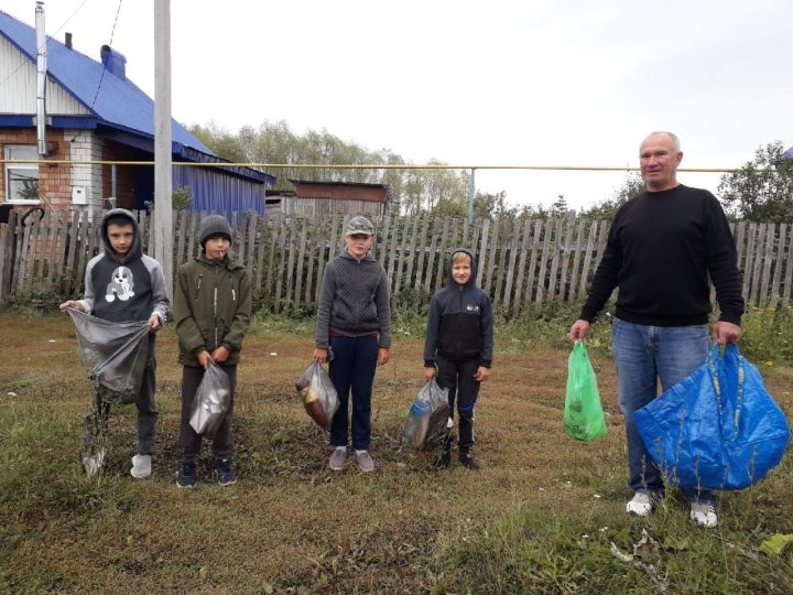 Дети Русской Киремети за чистое село