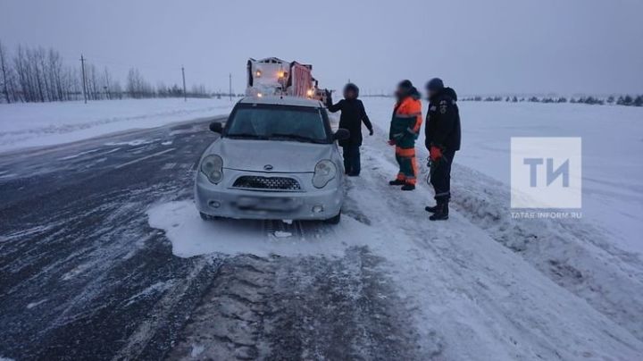 В Татарстане спасли двух женщин с собаками, которые замерзали в заглохшем авто