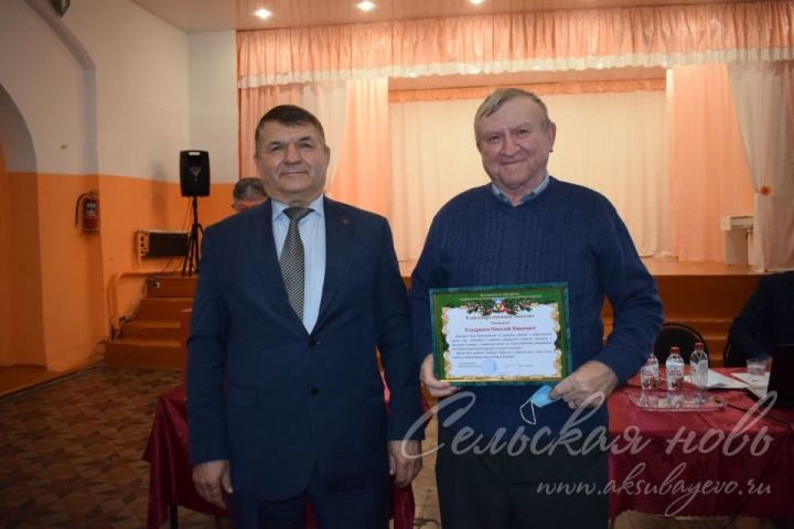 Аксубаевского ветерана отметили за трудовой вклад