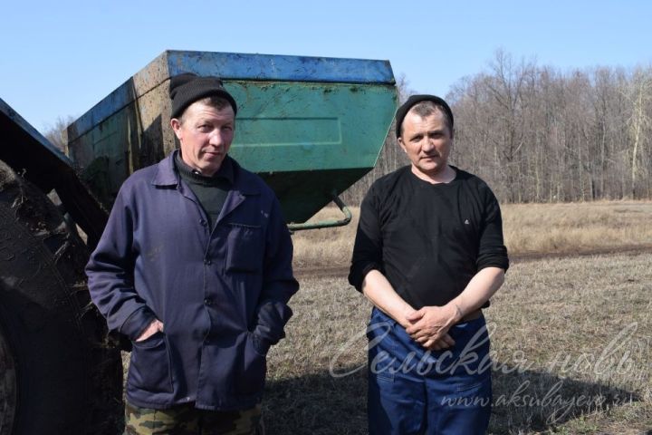 Аксубаевские земледельцы трудятся с перевыполнением сменных норм