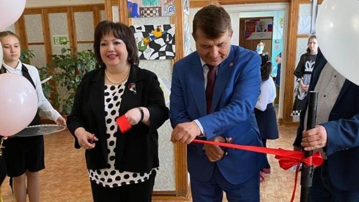 В Аксубаевской школе открыла двери «Шахматная зона»