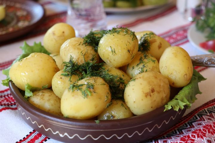 Рецепт молодой картошки с укропом