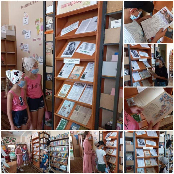 В Аксубаевской библиотеке Рахиму Гараю посвятили выставку
