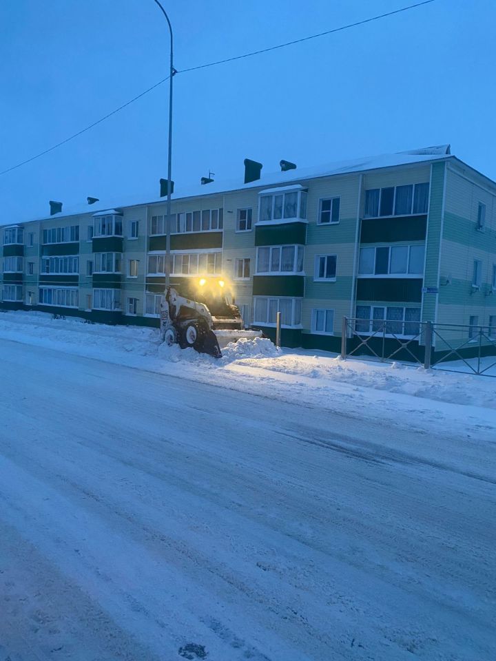 Техника в Аксубаеве не справляется со снежным коллапсом