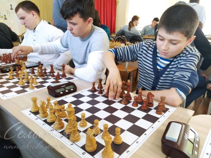 Аксубаевская команда стала победителем шашечно-шахматного турнира памяти Виталия Тимирясова