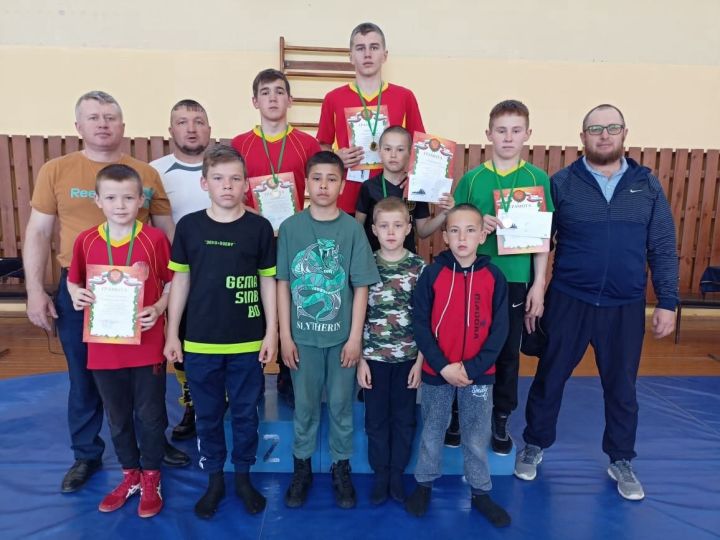Аксубаевские борцы привезли награды с очередных соревнований
