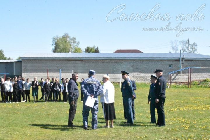 Аксубай мәктәбендә террорчылыкка каршы күренеш эшләнде