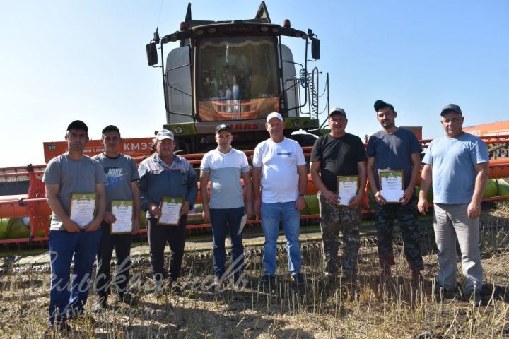 Аксубаевских земледельцев наградили за высокие результаты на жатве