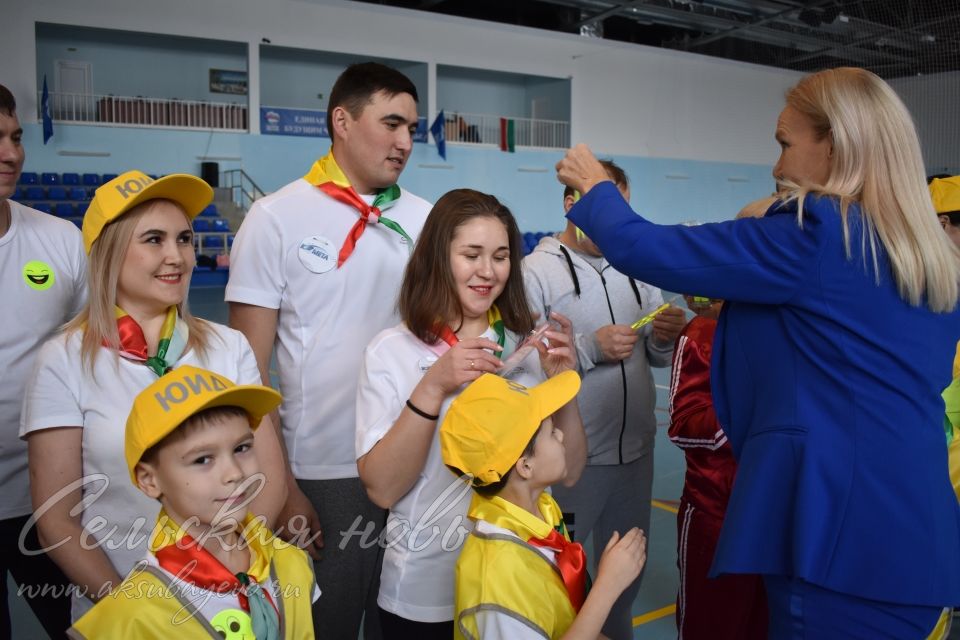 Семьи Аксубаевского района поборолись за звание самой спортивной семьи