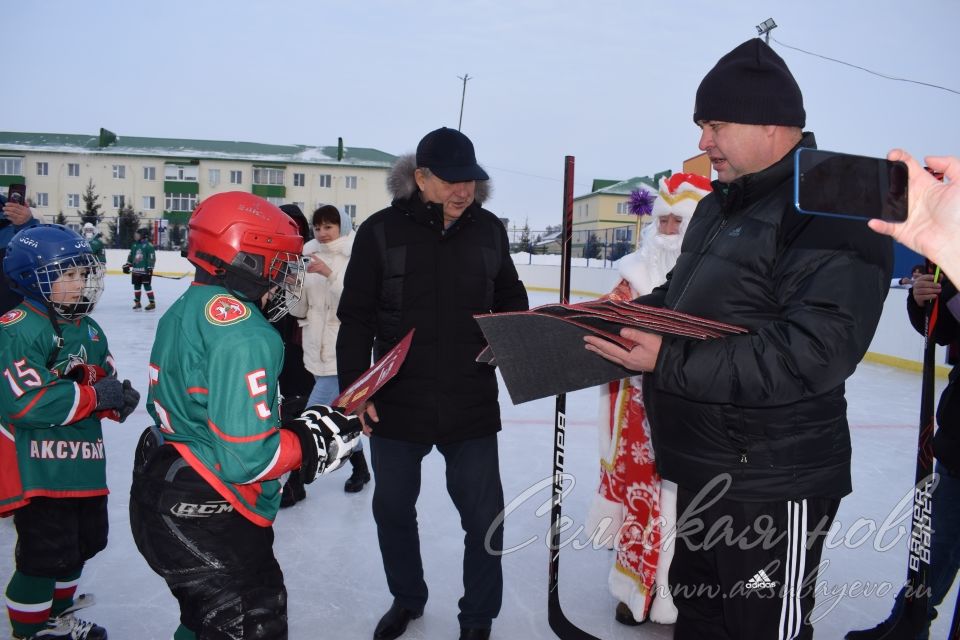 В Аксубаевском районе стартовал хоккейный сезон