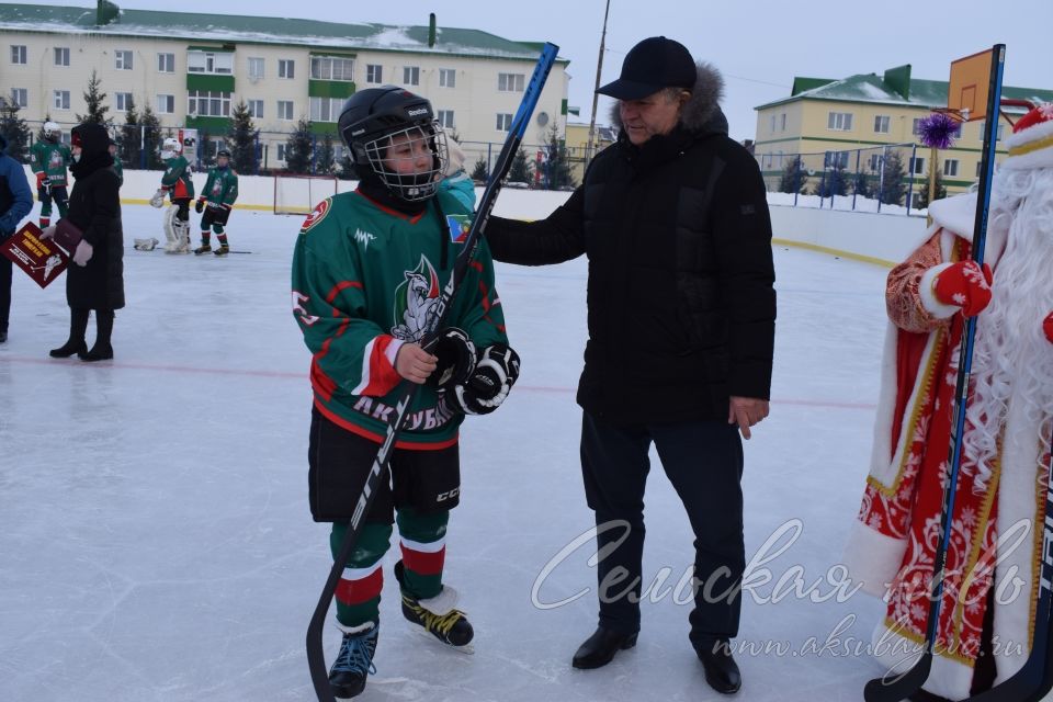 В Аксубаевском районе стартовал хоккейный сезон