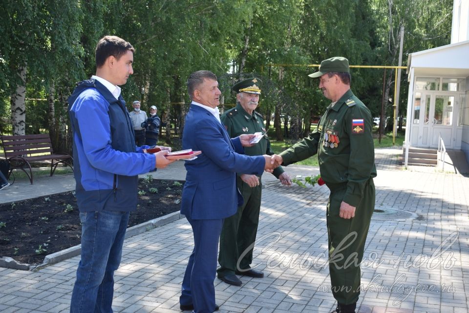 Аксубайда Германиядә совет гаскәрләре төркеменә нигез салынуның 75 еллыгын билгеләп үттеләр