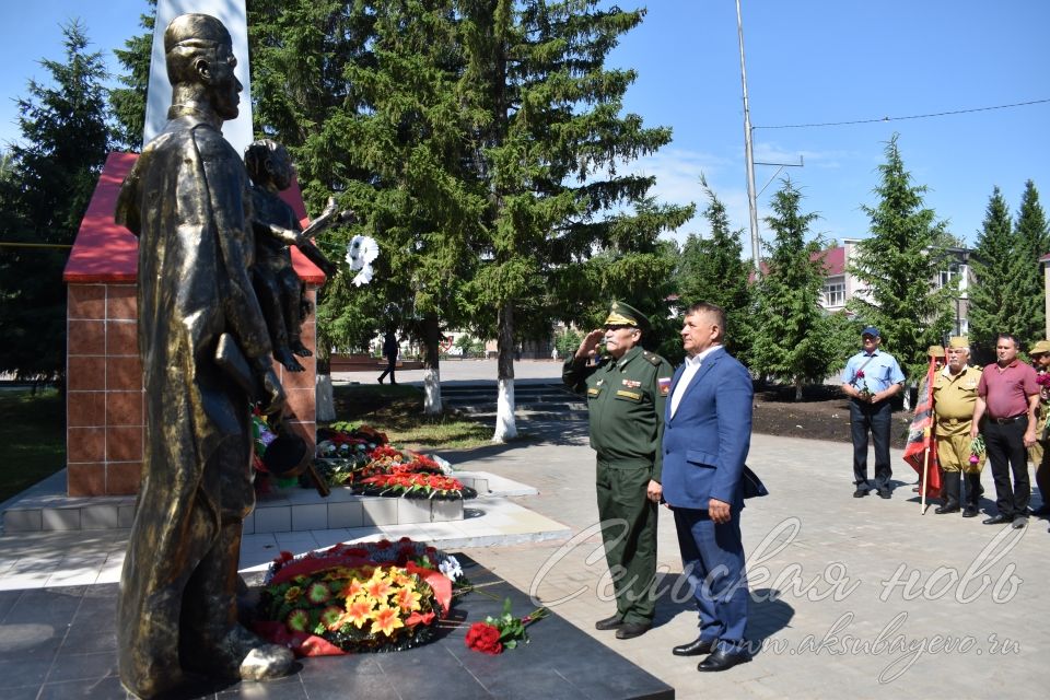 Аксубайда Германиядә совет гаскәрләре төркеменә нигез салынуның 75 еллыгын билгеләп үттеләр