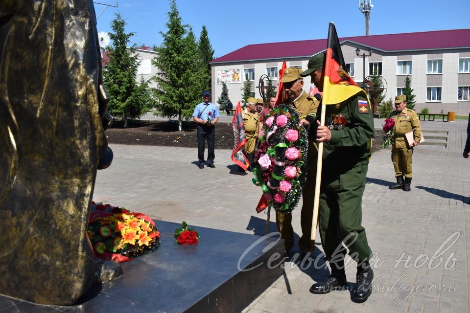 Аксубайда Германиядә совет гаскәрләре төркеменә нигез салынуның 75 еллыгын билгеләп үттеләр