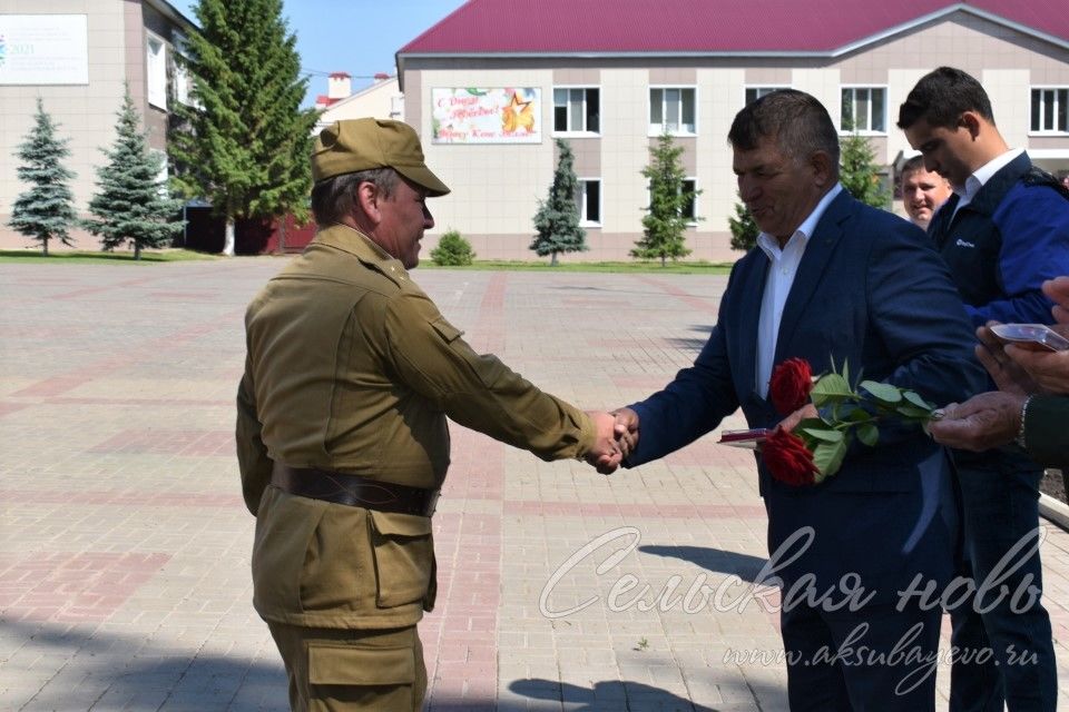 Аксубайда Германиядә совет гаскәрләре төркеменә нигез салынуның 75 еллыгын билгеләп үттеләр