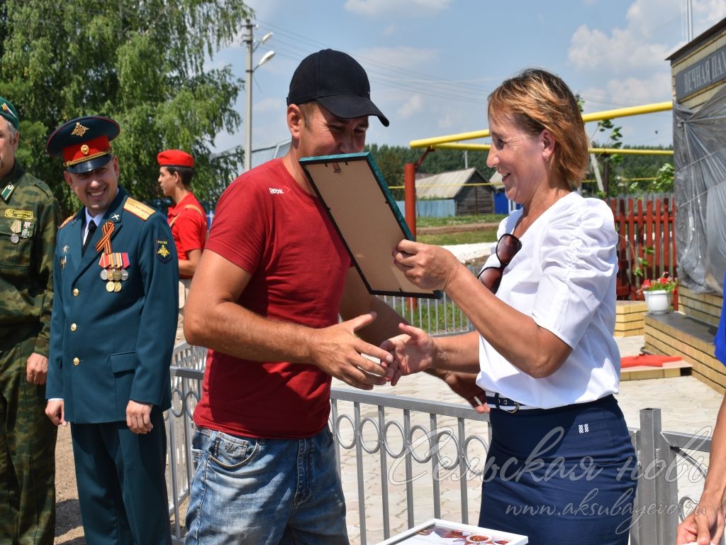 В Новом Чувашском Адаме открыли мемориал воинской славы