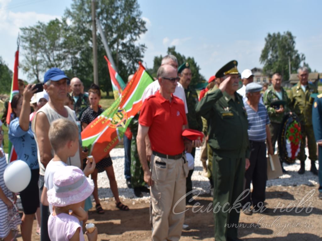 В Новом Чувашском Адаме открыли мемориал воинской славы