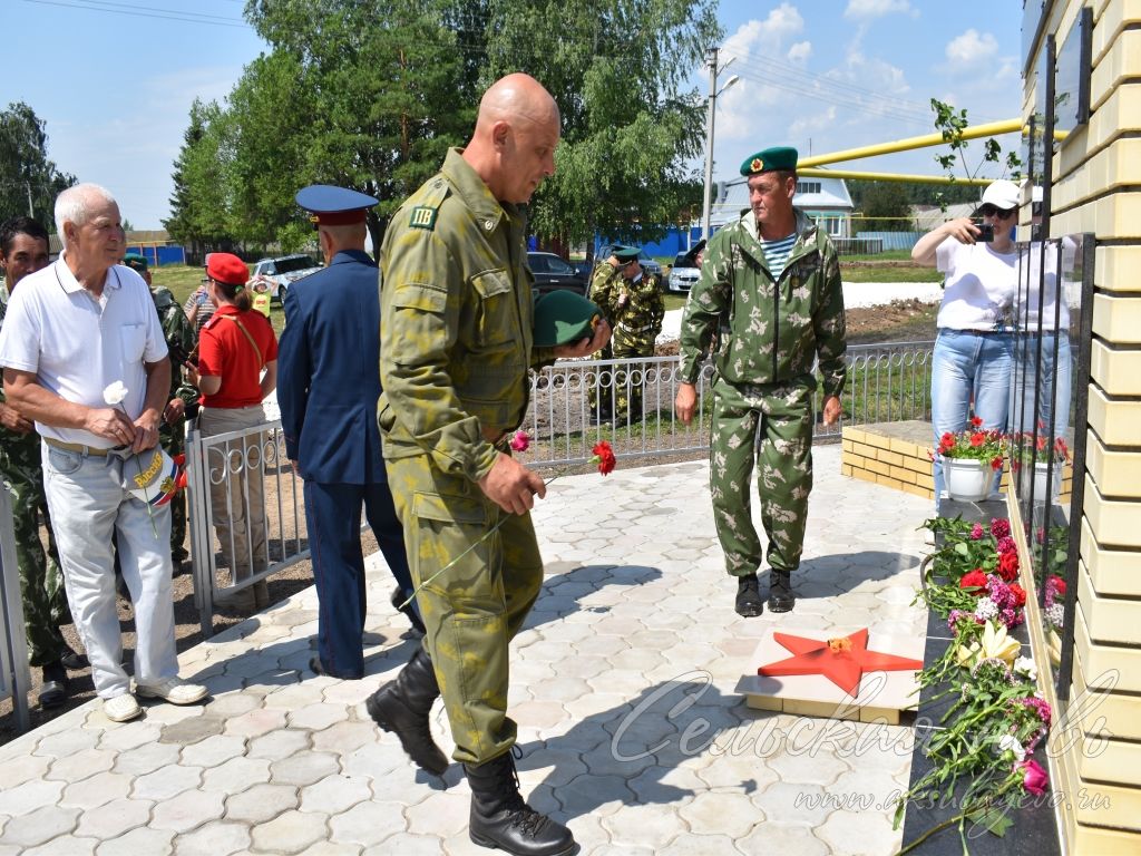 В Новом Чувашском Адаме открыли мемориал воинской славы