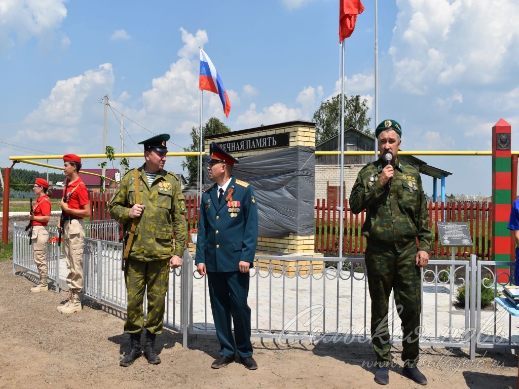 В Новом Чувашском Адаме открыли мемориал воинской славы