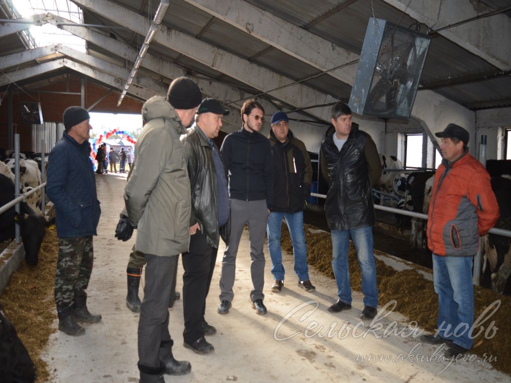 В Аксубаевском районе открылся новый корпус молочно-товарной фермы