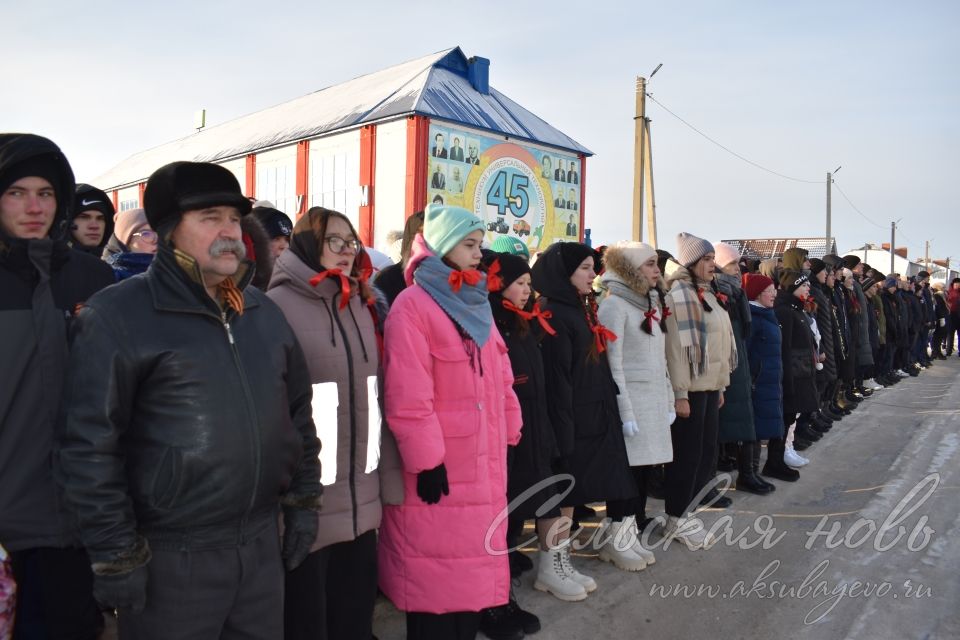 Имена аксубаевских героев увековечены на Аллее памяти