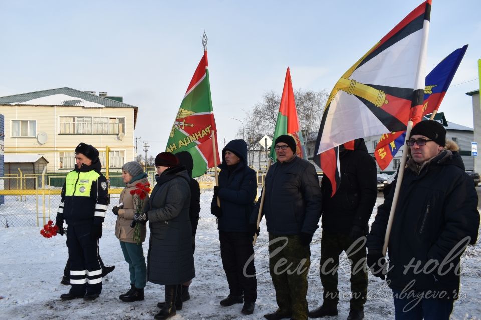 Имена аксубаевских героев увековечены на Аллее памяти