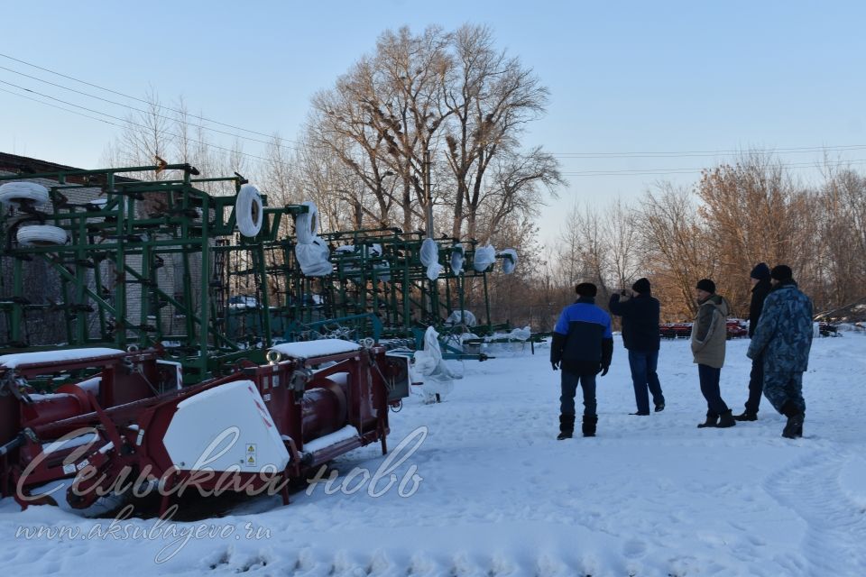 Техника поставлена на хранение и ремонт