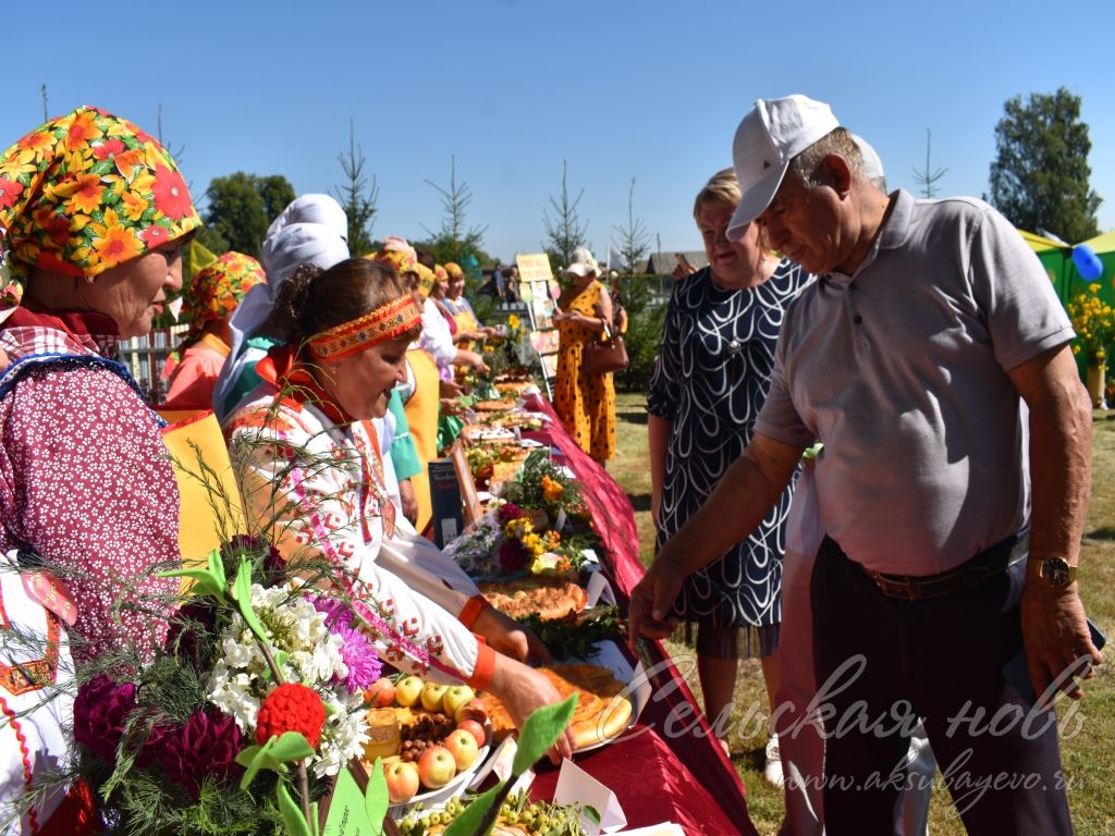 На Спасских гуляниях в Аксубаевском районе организовали фестиваль яблочного пирога