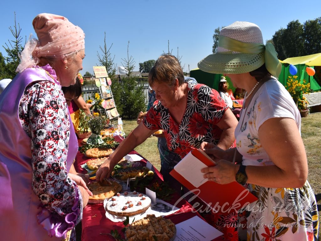 На Спасских гуляниях в Аксубаевском районе организовали фестиваль яблочного пирога