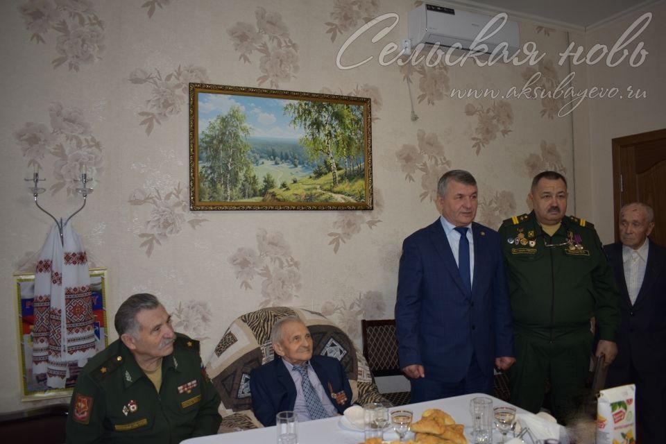 Аксубаевец, солдат Победы отметил 100-летие