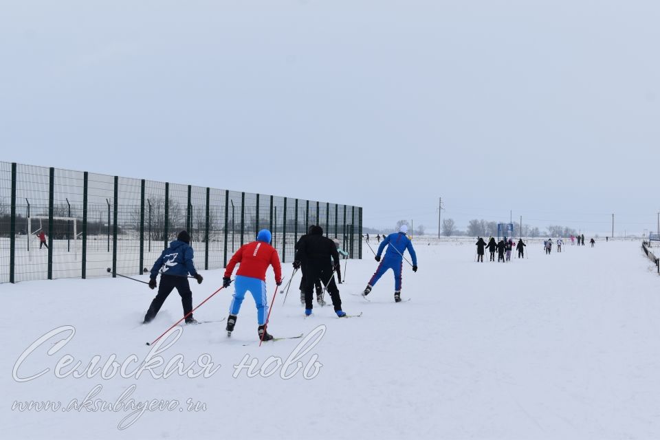 В Аксубаевском районе на «Лыжню России» встали более 1300 любителей спорта
