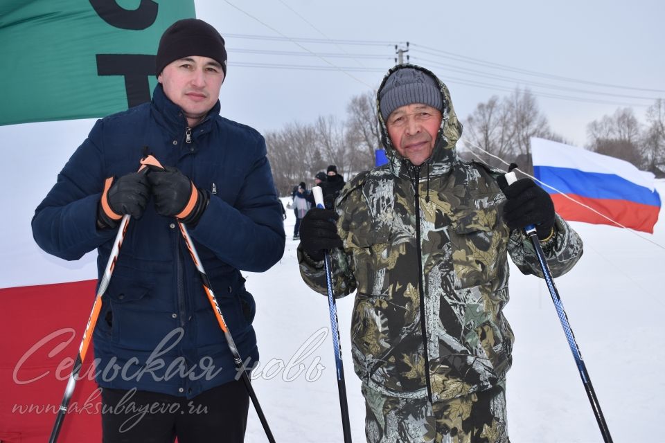 В Аксубаевском районе на «Лыжню России» встали более 1300 любителей спорта