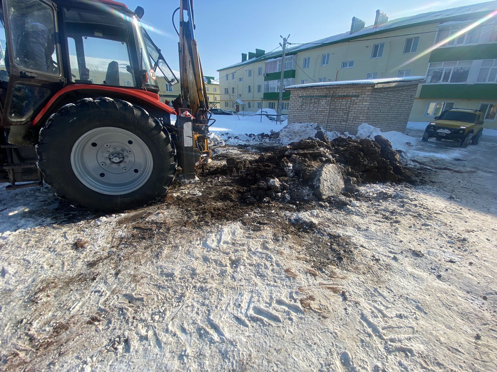 Работники  теплосетей оперативно устранили две аварии на водопроводе