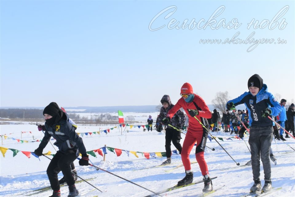 «Лыжня Маркина» собрала около 100 спортсменов Аксубаевского района