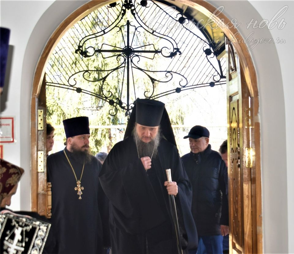 В Аксубаево с визитом прибыл епископ Чистопольский и Нижнекамский Пахомий